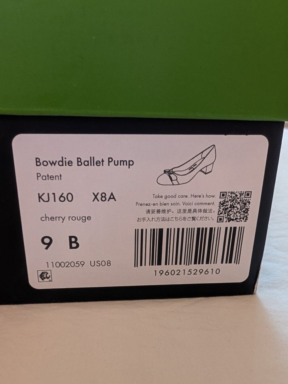 NIB Kate Spade Bowdie Ballet Pumps in Size 9 - Picture 15 of 16
